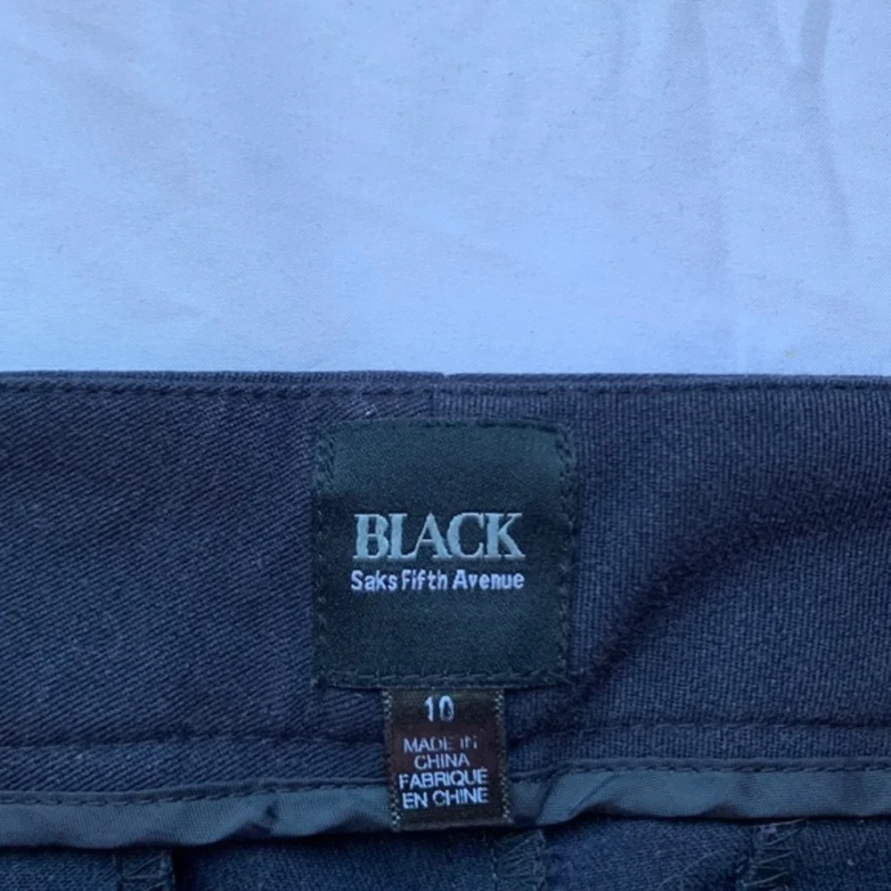 BLACK Saks 5th Avenue Denim Black Jeans Size 10 GUC #0257